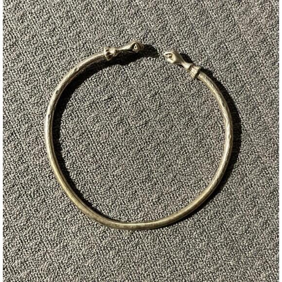 Vintage Sterling Silver 925 Crafted Clenched Fists Trinidad Cuff Bracelet! MZZ8 - Picture 5 of 5